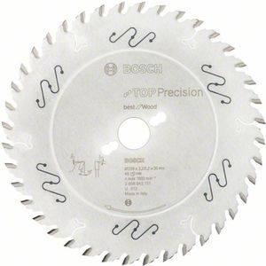 Bosch Accessoires Cirkelzaagblad Top Precision Best for Wood 250 x 30 x 3,2 mm, 40 1st - 2608642111