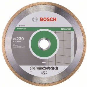 Bosch Diamanttrennscheibe Standard for Ceramic, 230 x 25,40 x 1,6 x 7 mm -2608602538