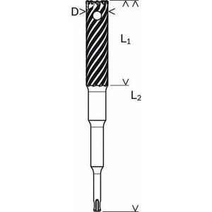 Bosch - pro sds plus Armierungsbohrer, 18 x 120 x 300 mm