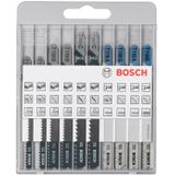 Bosch 10-delige Decoupeerzaagbladenset Basic For Metal And Wood