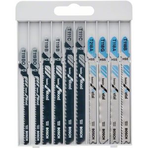 AKTION: BOSCH Basic for Metal and Wood Stichsägeblätter-Set 10-teilig mit Prämie nach Registrierung