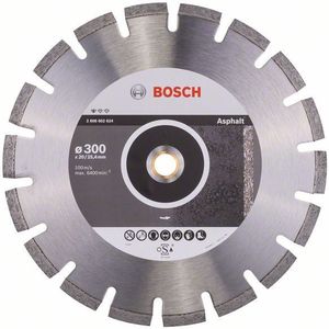 Bosch Accessoires Diamantdoorslijpschijf Standard for Asphalt 300 x 20/25,40 x 2,8 x 10 mm 1st - 2608602624