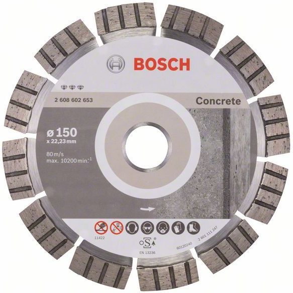 Bosch Accessories 2608602653 Bosch Power Tools Diamanten doorslijpschijf Diameter 150 mm 1 stuk(s)