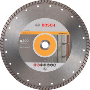 Bosch - Diamantdoorslijpschijf Standard For Universal Turbo 300 X 22,23 X 3 X 10 Mm