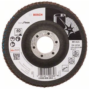 Bosch - Lamellenschuurschijf Best For Inox 115 M - 22,2 - 40