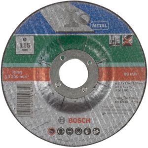 Bosch Accessoires Doorslijpschijf gebogen, metaal | 115 X2,5 mm - 2609256310