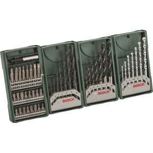 Bosch X-Line Boorset - 46-delig - Voor Hou - Metaal en Steen