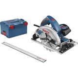 Bosch GKS 65 GCE Cirkelzaag En Geleiderail In L-Boxx - 1800W - 190mm