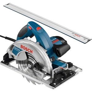 Bosch Blauw GKS 65 GCE cirkelzaag | met 1600mm geleiderail |  in L-Boxx - 0601668902