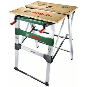 Bosch Home and Garden werktafel PWB 600 (4 x spanhaken, draagcapaciteit max. 200 kg, doos).