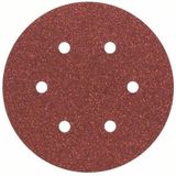 Bosch - Schuurblad - Ø150 mm - G80 - Velcro - 5 Stuks