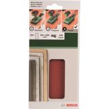 Bosch 10-delige Schuurbladset Voor Vlakschuurmachines 93 X 185 Mm - Korrel 180