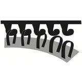 Bosch - 2609256A91 - Schuurpapier - Geperforeerd - Korrelgrootte 180 - 10 Stuks