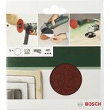 Bosch Accessories DIY 10-delig Papieren schuurbladen set voor haakse slijpers verschillende materialen (Ø 125 mm, korrel 60/120/180)