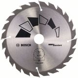 Bosch 1x Cirkelzaagblad Standard (zaagblad voor Hout, Ø 184 x 2.2/1.5 x 20/16 mm, 40 Tanden, ATB, met 1x Reduceerring 16 mm, Accessoires Cirkelzagen)