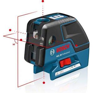 Bosch Blauw GCL 25 Professional Punt-Kruislijnlaser - 0601066B00