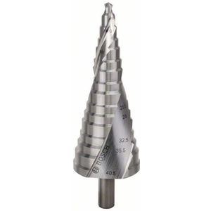 Bosch Professional HSS Trapboor (met 1/4 inch -zeskantschacht, Ø 4-20 mm, 9 treden) Durchmesser: M10 - M40