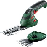 Bosch Home and Garden accugrasschaarset ISIO (3,6 V, meslengte: 12 cm, tandafstand: 8 mm, in zachte zakverpakking)