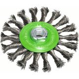 Bosch Accessories 2608622106 Schijfborstel, roestvrij 115 mm, 0,5 mm, 12.500 omw/min, 14 1 stuk(s)