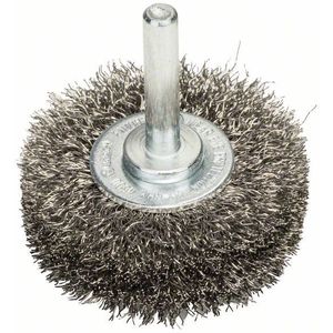 Bosch - Schijfborstel - 50 mm - Gegolfde Draad - Geschikt voor Roestvrij Staal