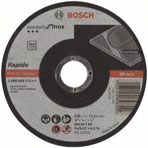 Trennscheibe gerade Stundard für Inox - Rapido WA 60 T BF,