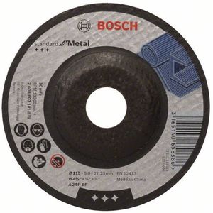 Bosch PRO Metal Schleifscheibe 115 x 6 x 22,23 mm - 2608603181