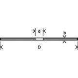 Bosch Accessoires Doorslijpschijf recht Standard for Stone C 30 S BF, 125 mm, 22,23 mm, 3,0 mm 1 stuks - 2608603178