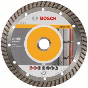 Bosch Accessoires Diamantdoorslijpschijf Standard for Universal Turbo 180 x 22,23 x 2,5 x 10 mm 10st - 2608603251