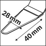 Bosch HCS Universalfugenschneider AIZ 28 SC, 40 x 28 mm, 5er-Pack