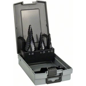 Bosch Accessoires 3-delige set trappenboren HSS-AlTiN  1st - 2608588069