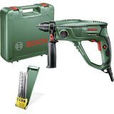 Bosch Groen PBH 2100 RE Boorhamer | 550W | Incl. Promoline 4-dlg SDS Plus set 06033A9302