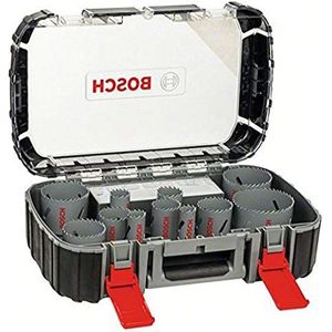 Bosch Professional 17-delig Gatenzaag set HSS bimetaal voor standaard adapter