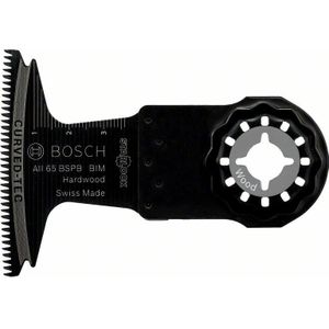 Bosch Accessories Starlock Invalzaagblad, Hardhout Voor Multifunctioneel Gereedschap (Aii 65 Bspb Bim)