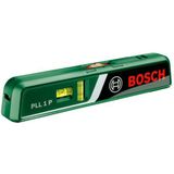 Bosch laser waterpas PLL 1 P met wandhouder (laserlijn voor flexibel uitlijnen op muren en laserpunt voor gemakkelijk overbrengen van hoogte)