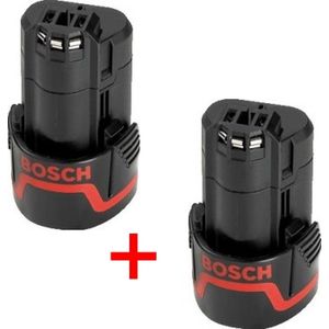 Bosch Blauw 12V Accu (10,8v) 2.0Ah Li-Ion | Duopack - 1600Z00040