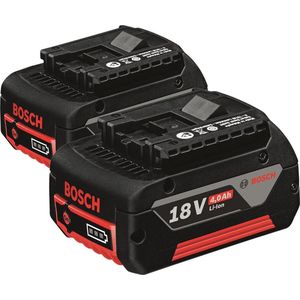 Bosch GBA 18V 4.0Ah Duopack 18V Li-Ion Accu - 4.0Ah (2st)