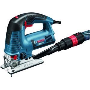 Bosch Professional Decoupeerzaagmachine Gst 160 Bce (800 Watt, Zaagdiepte Van 160 Mm In Hout, Incl. Afzuigset, 1 Antisplinterplaatje, 3 Zaagbladen, In L-Boxx)
