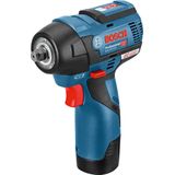 Bosch Professional 12V System accuslagmoeraanzetter GDS 12V-115 (max. draaimoment 115 Nm, aantal slagen 0-3100 min-1, zonder accu's en oplader, in kartonnen doos)