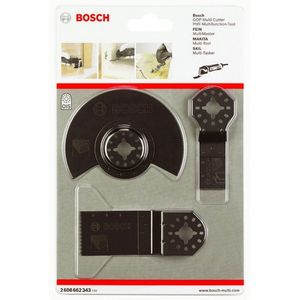 Bosch - Professional - 3-delige Starlock Basic Houtset - Zaagbladen