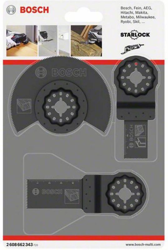 Bosch 3-delige universele set