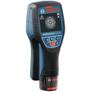 Bosch Professional 12V System wandscanner D-tect 120 (12V-accu, max. detectiediepte kunststof buizen/houten stijlen/stroomleiding/ferrometaal/non-ferrometaal: 60/38/60/120/120 mm, in L-BOXX)