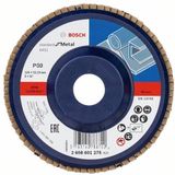 Bosch Fächerschleifscheibe X431 Standard for Metal gerade 125 mm 60 Kunststoff - 2608601275