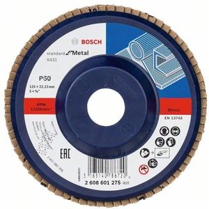Bosch Accessoires 1 Lamellenschijf 125 X431, Standard for Metal recht, kunststof, 60 - 2608601275