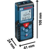 Bosch - Laser Measure GLM 40 - Afstandsmeters - Compact ontwerp - Meetmodi