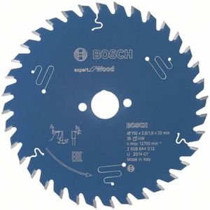 Bosch 2608644011 Cirkelzaagblad Expert For Wood 36 Eu Blauw