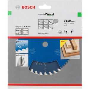 Bosch Accessories 2608644011 Cirkelzaagblad Expert For Wood 36 Eu Blauw