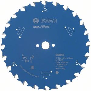 Bosch Expert For Wood cirkelzaagblad 184x16x2,6mm 24T*