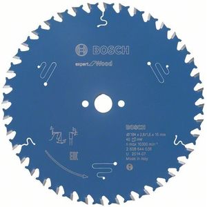 Kreissägeblatt Expert for Wood, 184 x 16 x 2,6 mm, 40 - Bosch
