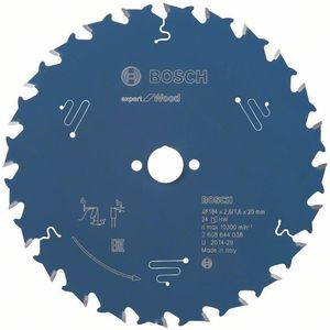 Bosch Accessoires Cirkelzaagblad expert for Wood 184x20x2.6/1.6x24 T - 2608644038