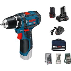 Bosch - GSR 12V-15 - Accu Schroefboormachine - 1x 2,0Ah - 1x 4,0Ah - Lader GAL 12V-20